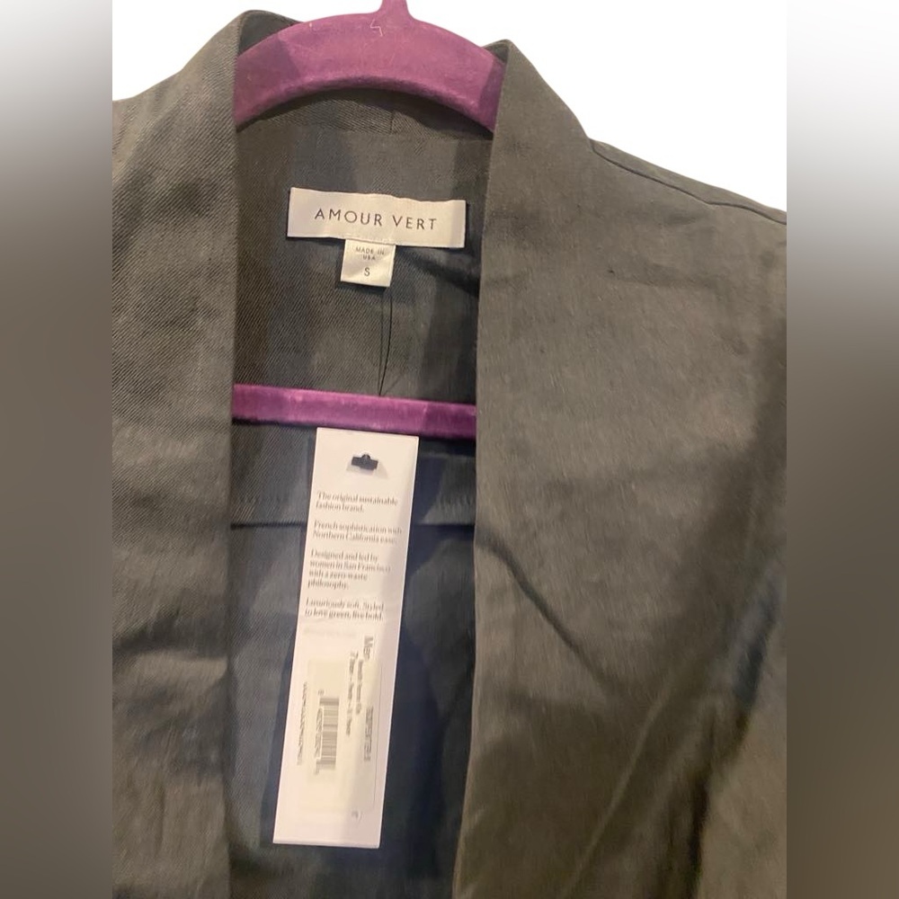 NWT Amour Vert blazer jacket Size S - Picture 4 of 7